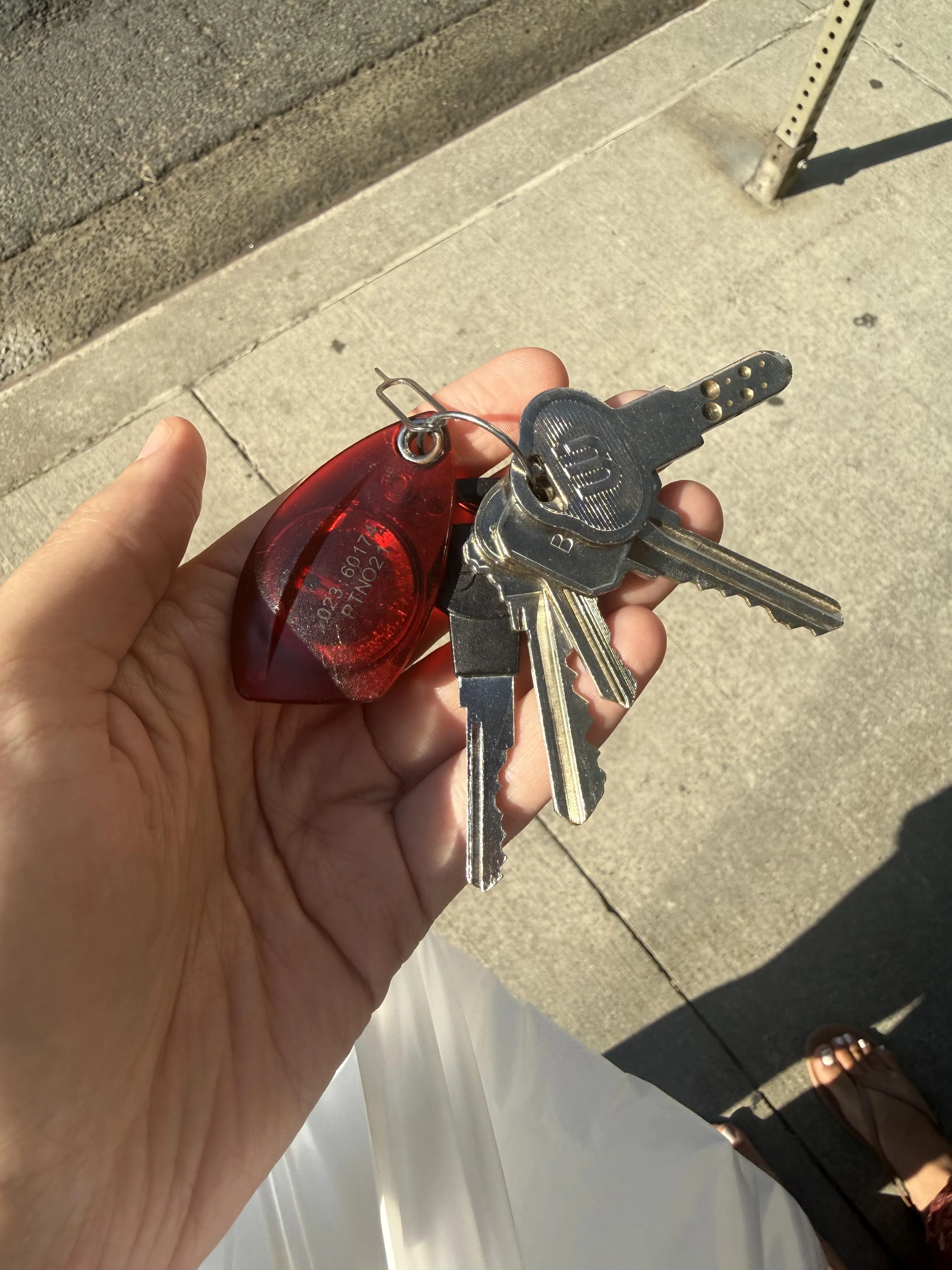 Found keys