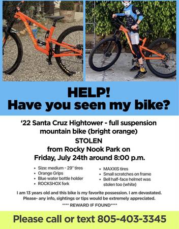 Lost bike