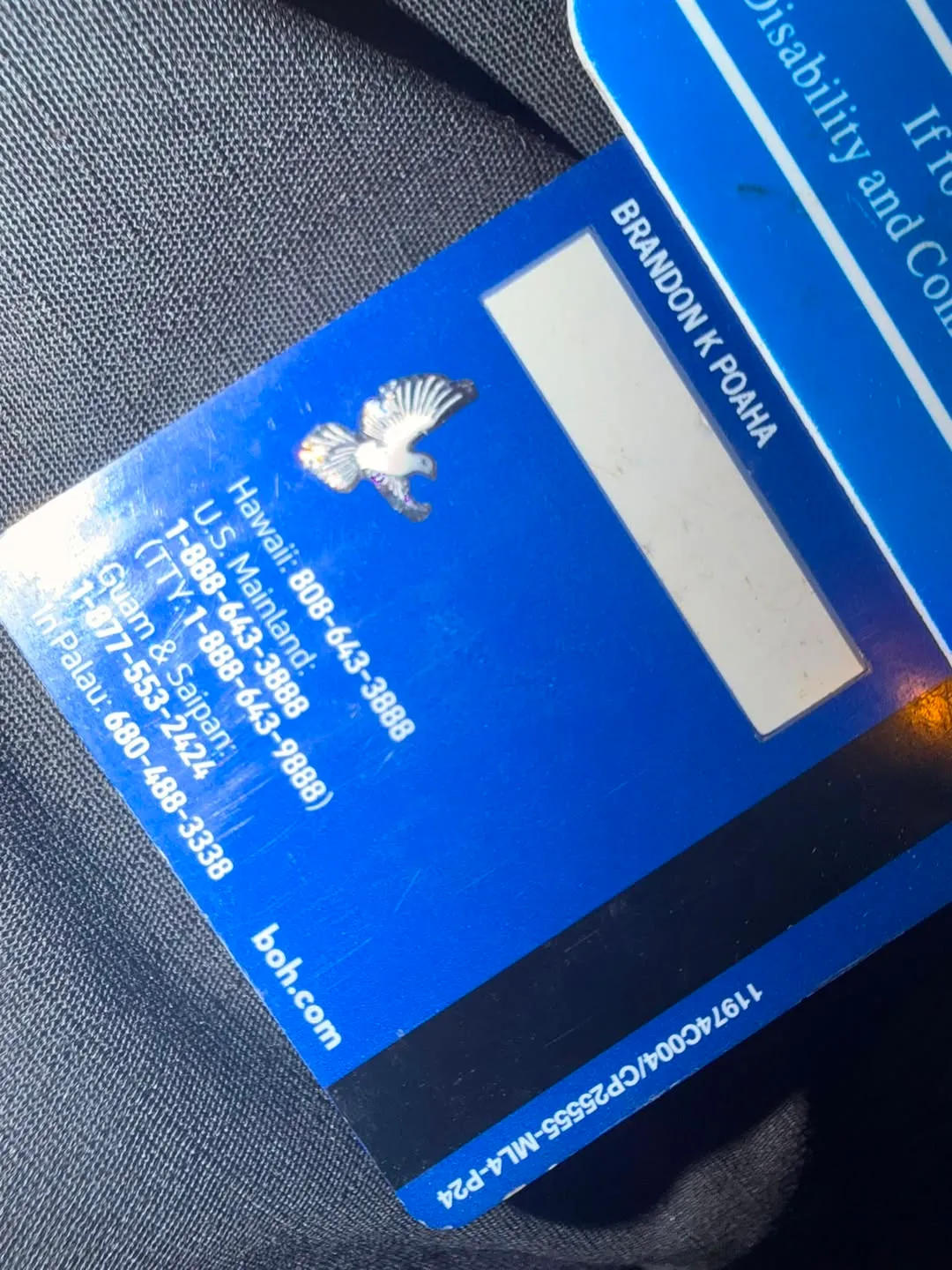 Found card