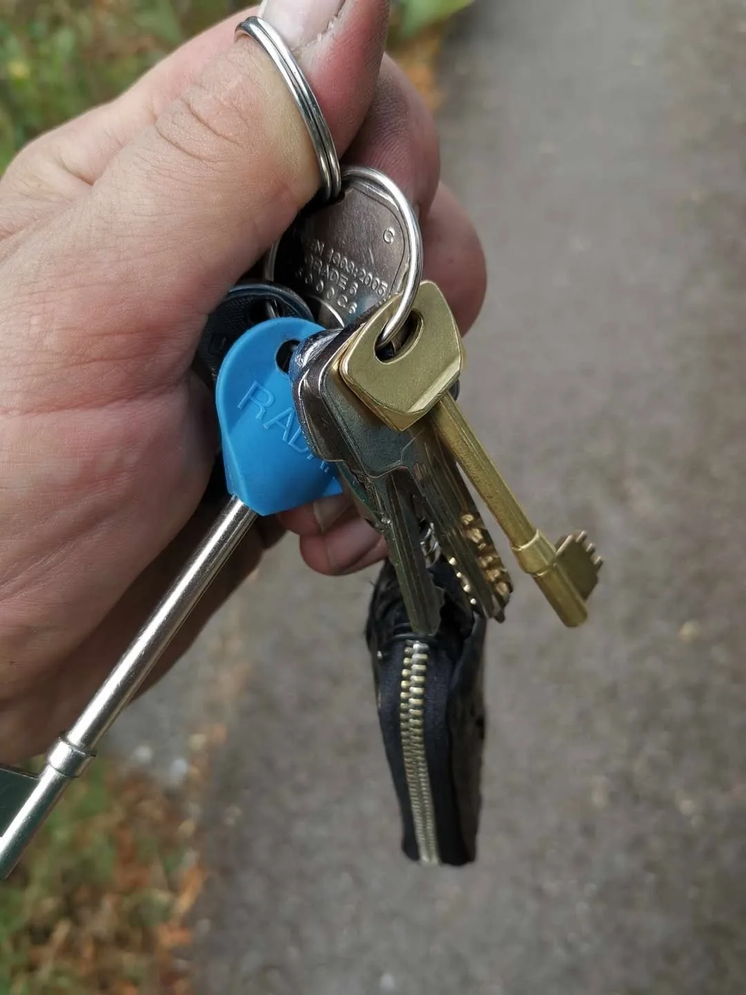 Found keys